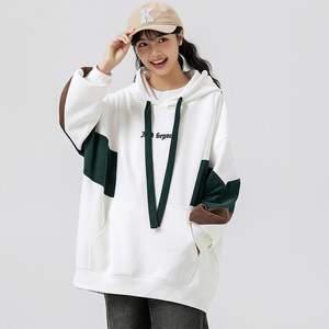 秋装外套连帽宽松套头潮流班服情侣装XZ302B-1-W5525P45图片