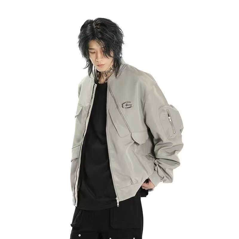 秋季男士工装宽松潮流休闲外套夹克XZ302B-1-JK6670P60,男装夹克,星座302B-1