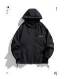 美式冲锋衣户外山系登山服春秋季夹克防风防水XZ302B-1-JK034P58，男装夹克，星座302B-1