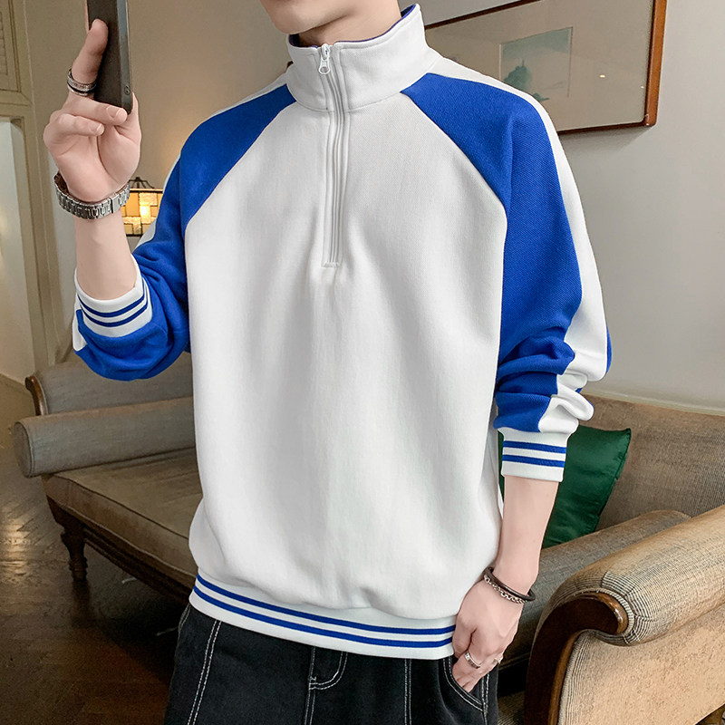 秋季男士上衣宽松套头潮流运动休闲卫衣XZ302B-1-W55128P41,男装卫衣,星座302B-1