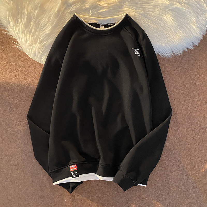 秋季新款港风宽松时尚休闲卫衣XZ304B-W5521-P30,男装卫衣,星座302B-1