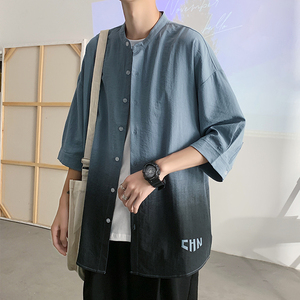 夏季短袖衬衣港风青少年宽松潮流休闲衬衫XZ304B-cs1107P40图片