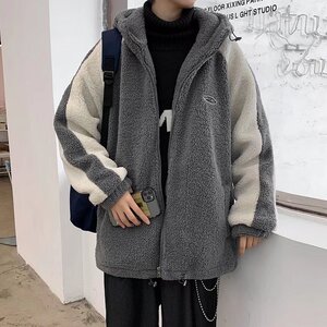 羊毛羔冬季潮牌韩版宽松冬装棉服潮流百搭休闲外套XZ304B-M258P48