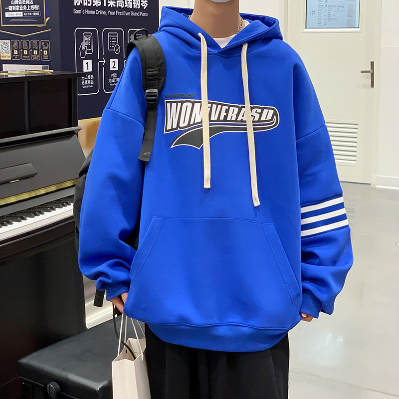 64%棉港风卫衣潮ins新款早秋宽松慵懒风长袖上衣XZ304B-W22361P66图片