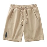 纯色夏季百搭男潮时尚潮牌青春流行宽松型五分裤XZ302B-1-K192P20，男装休闲裤，星座302B-1