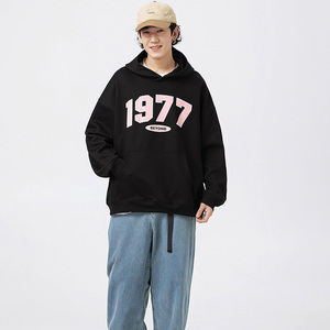 秋季外套连帽宽松潮流情侣装卫衣XZ302B-1-W5521图片