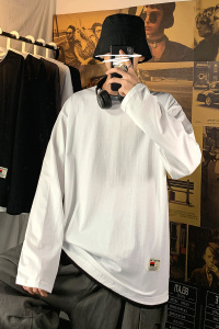 秋季新款港风长袖T恤 百搭ins潮牌休闲长袖T恤 XZ304B-T0405P25图片
