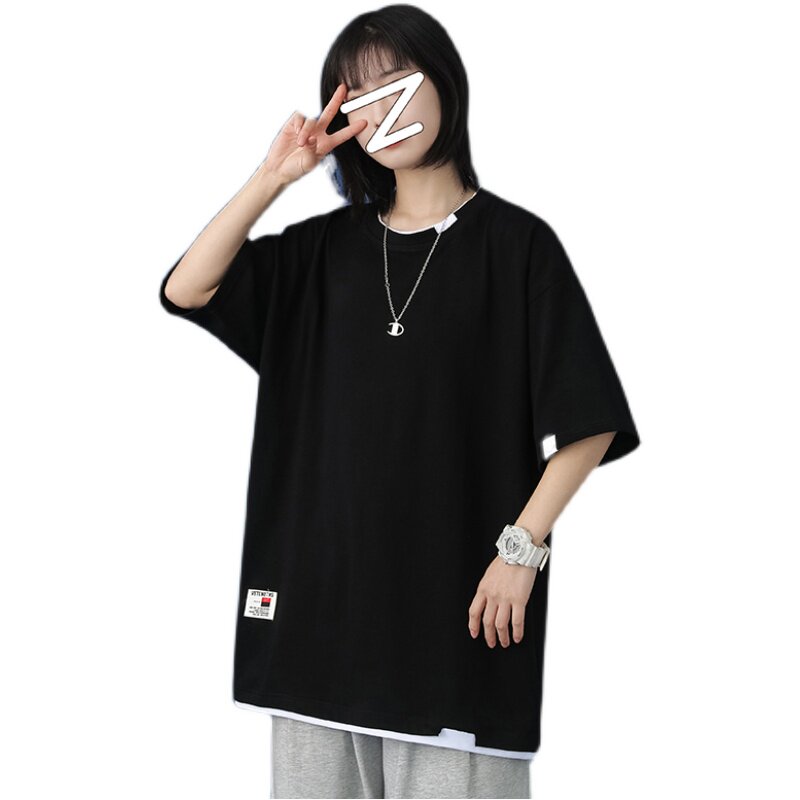 夏季男女中性风宽松百搭ins潮牌休闲T恤XZ304B-T201P19,女装T恤,星座302B-1