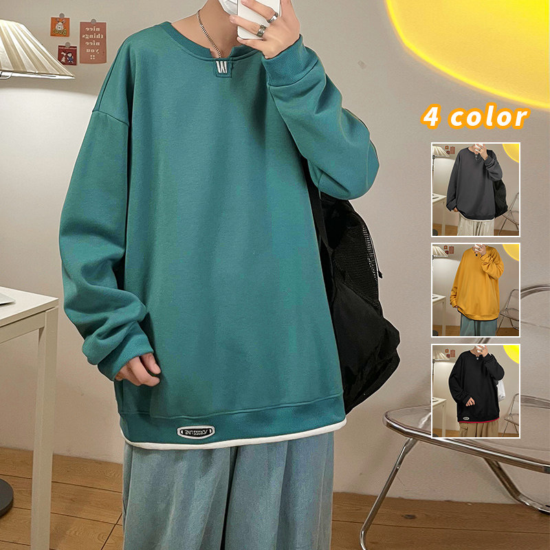 秋季新款港风宽松时尚中性休闲卫衣XZ304B-W5509P30图片
