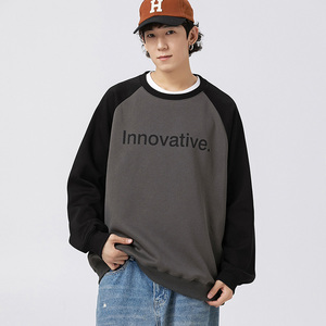 秋季情侣装外套上衣宽松套头潮流港风休闲卫衣xz302B-1-W5045P30图片