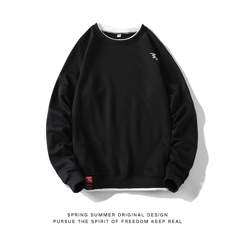 秋季新款港风宽松日系潮时尚休闲卫衣XZ304B-W5521P30,男装卫衣,星座302B-1