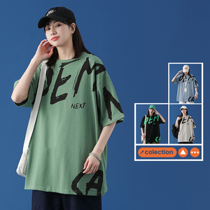 夏季时尚宽松圆领多色休闲T恤XZ304B-T3068P20图片