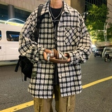 秋冬男生休闲时尚时尚毛呢衬衫领夹克XZ302B-1-JK23117P60，男装夹克，星座302B-1