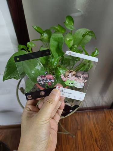 应援pvc透卡定制ins模板全透明小卡明信片异形书签3d光栅卡定制
