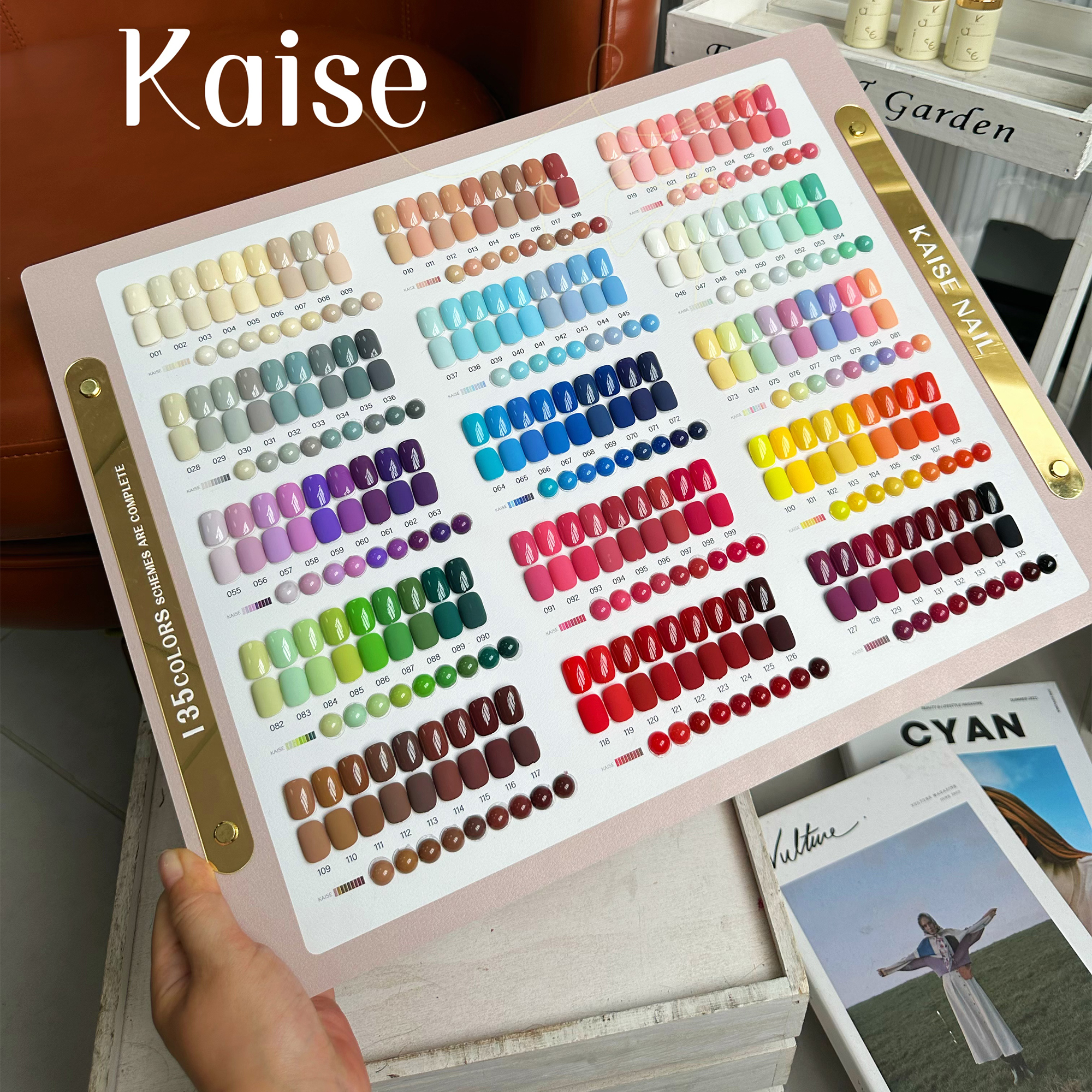 kaise nail恺舍135色云沐四季纯色高端甲油胶套装流行美甲店开店
