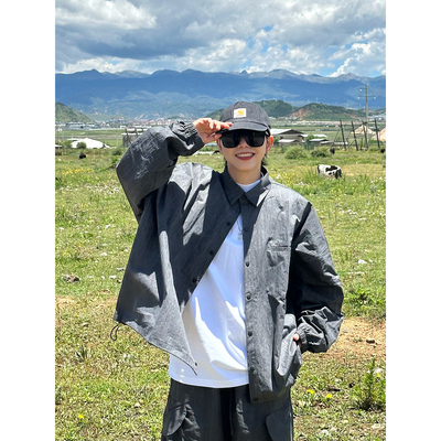 纸感棉衬衫也太高级了吧