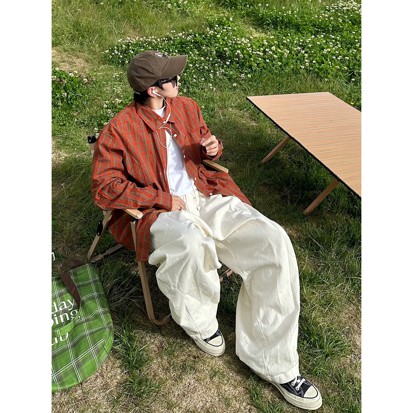 XBRO日系复古四季bf宽松休闲裤