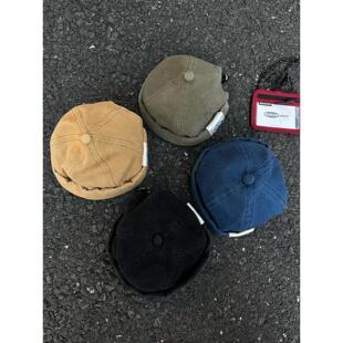 XBRO日系复古vintage小众古着软顶男女瓜皮帽地主帽雅痞牛仔帽潮