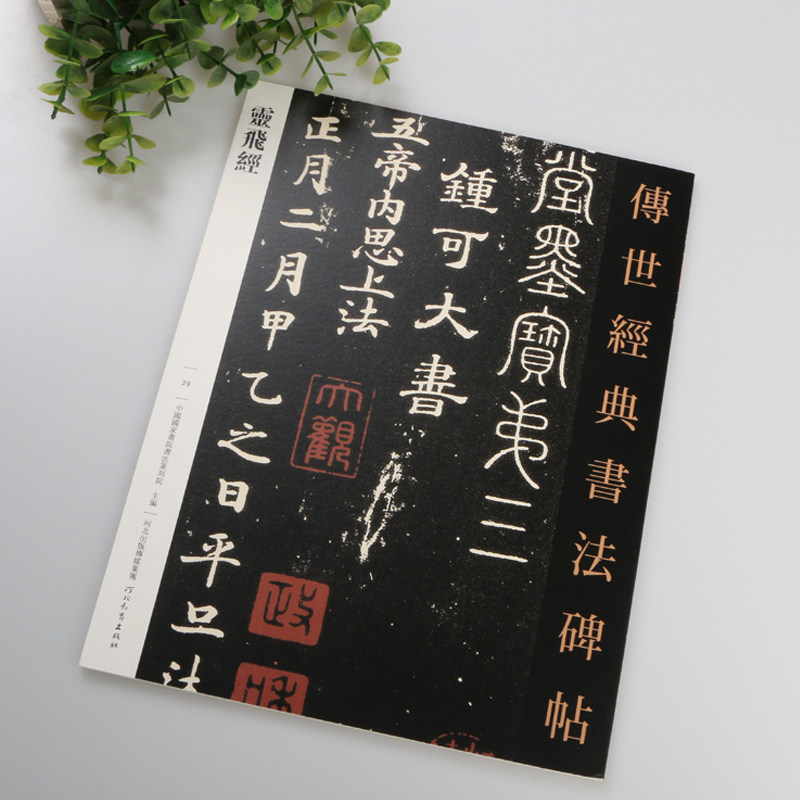 正版包邮 小楷灵飞经 传世经典书法碑帖29 钟绍京灵飞经 繁体旁注小楷硬笔字帖彩色大字本毛笔临摹字帖 河北教育出版社