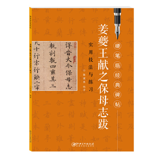 硬笔钢笔字帖 姜夔小楷王献之保母志跋 硬笔临经典碑帖 书法学习 学生成人硬笔书法临摹 江西美术出版