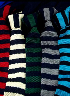 韩版针织领带 毛线领带