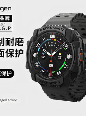 Spigen 适用于三星Galaxy Watch Ultra手表保护壳47mm智能运动防摔手表壳轻薄硅胶保护套