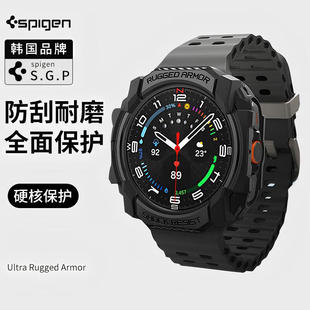 Spigen 适用于三星Galaxy Watch Ultra手表保护壳47mm智能运动防摔手表壳轻薄硅胶保护套