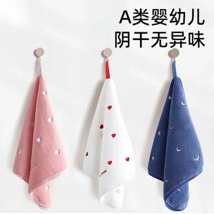 儿童毛巾专用洗脸比纯棉柔软吸水速干不掉毛家用婴儿方巾小毛巾