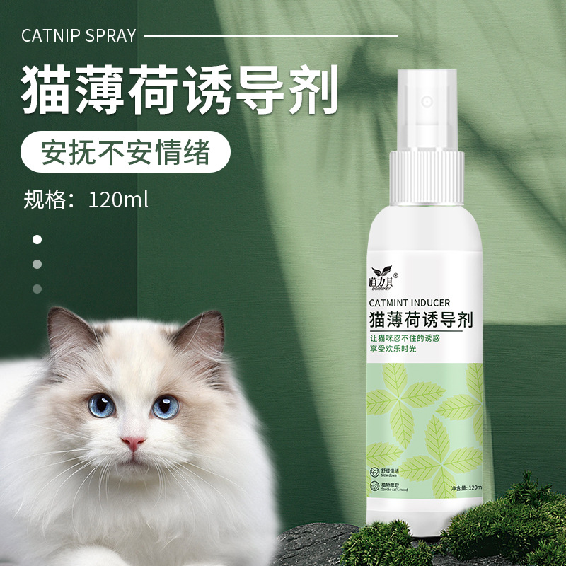 道力其宠物猫薄荷诱导剂120m缓和猫咪情绪自嗨液体猫薄荷喷剂 宠物/宠物食品及用品 猫薄荷/木天蓼 原图主图