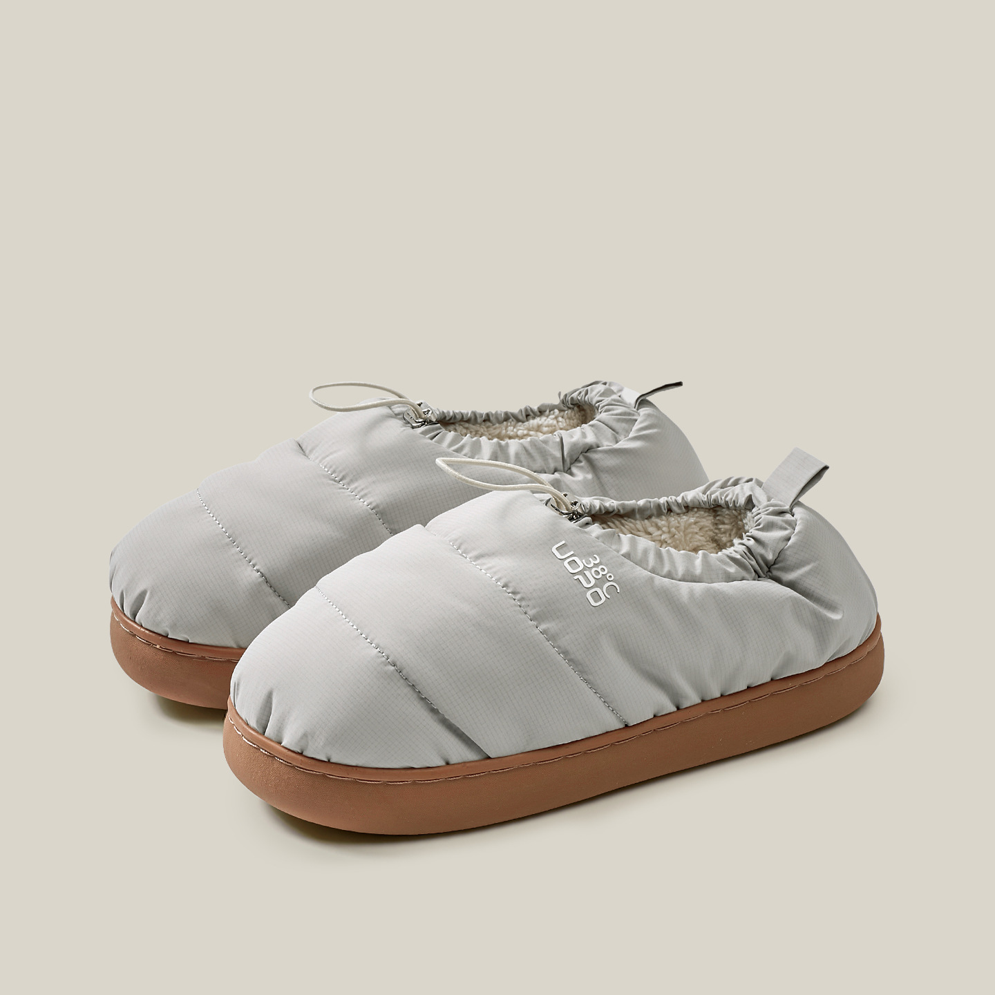 棉拖鞋秋冬保暖加绒毛毛拖鞋蓄热不冻脚防水鞋面eva鞋底居家男女