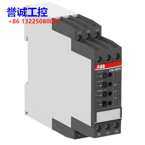 原装ABB三相监控继电器 CM-MPS.43S, 3X300-500V,50/60/400Hz议价