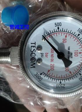 TESCOM压力表62837-3000N 全新议价议价$