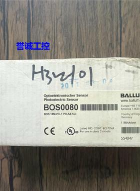 全新原装 巴鲁夫 BOS0080 传感器BOS 18M-PU-1-PD-SA5-C 现货议价
