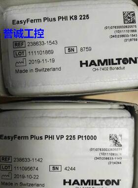 瑞士HAMILTON原装238633-1142 EASYFERM PLUS PHI VP225 PT1000议