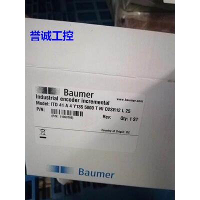 原装全新堡盟编码器Baumer ITD 41A4Y135 5000 T NI D2SR12 L25议