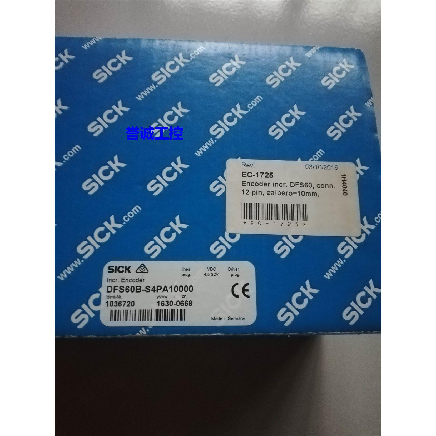 sick编码器 DFS60B-S4PA10000 1036720 全新原装现货议价$