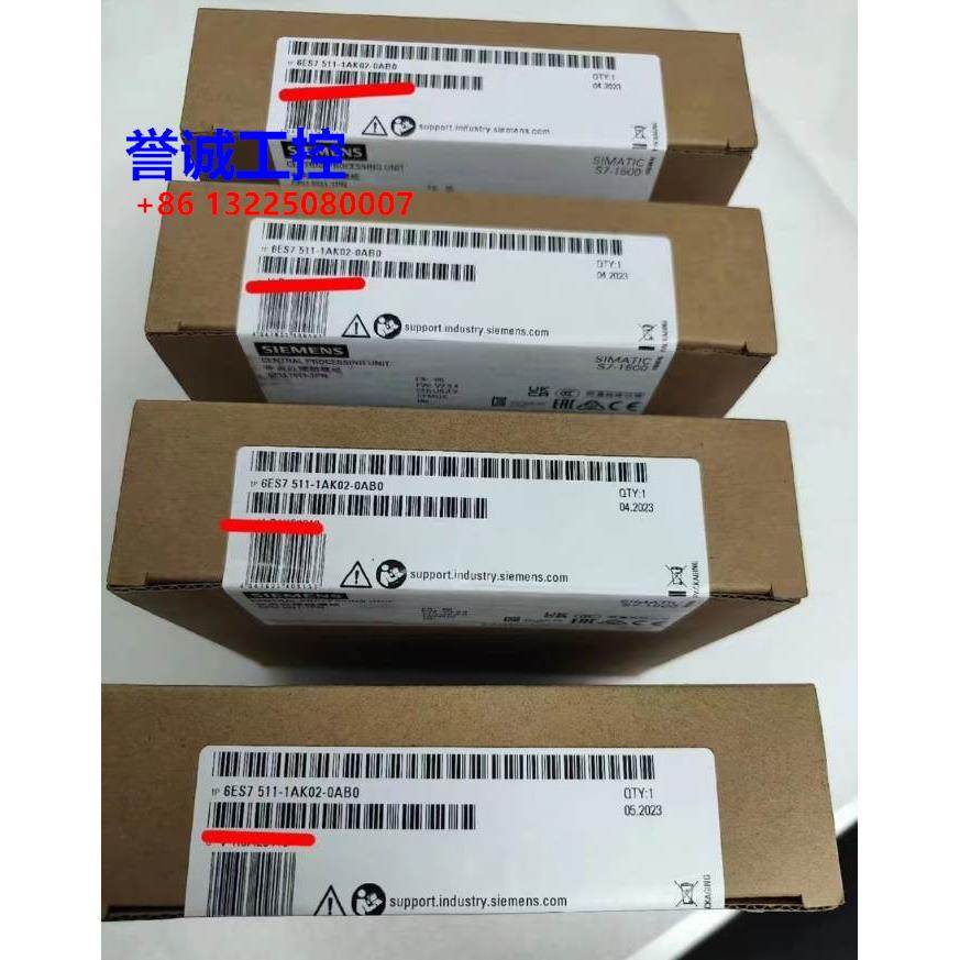 西门子SIMSENS 6ES7 511-1AK02-0AB0 CPU1511-1PN 全新原装议价$