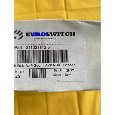 Euroswitch低压膜片式压力开关3110211T2.5/4820H16/1741V10h22议