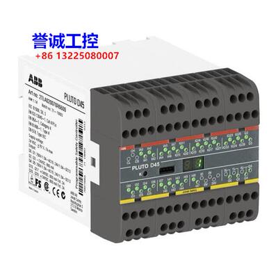 原装ABB安全继电器 PLUTO D45 Safety-PLC 2TLA020070R6600议价$