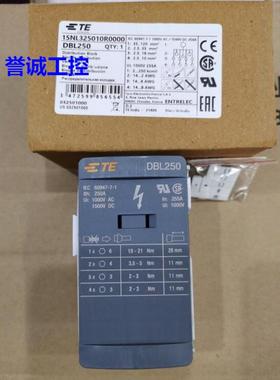 原装ABB/TE直通式螺丝夹配电接线端子 DBL250 1SNL325010R0000议