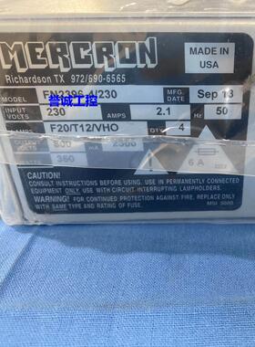 MERCRON高压电源FN2396-4/230射频电源模块风机电源控制电源议价$