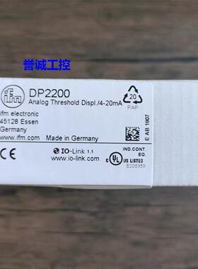 全新原装 IFM易福门 DP2200 传感器 现货销售议价*