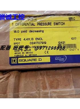 美国 SQUARE D 9012 GGW-4 压力开关 0241707919议价$