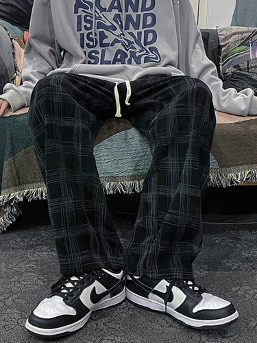 Tide, осенние японские трендовые ретро штаны для отдыха, свободный прямой крой