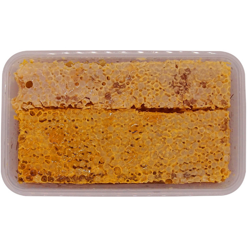 正宗蜂巢蜜嚼着吃蜂蜜纯正天然土蜂蜜农家自产土巢蜂巢蜂窝500g