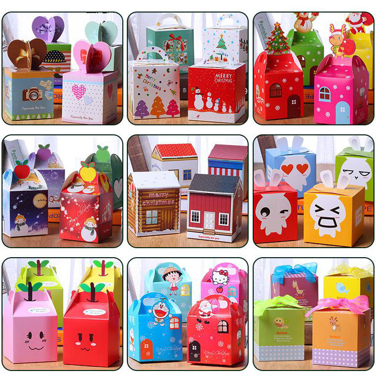 圣诞节平安夜平安果苹果盒子派对晚会个性包装盒创意小礼物礼品盒