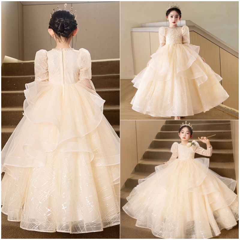 女童公主裙礼服高级感连衣裙轻奢