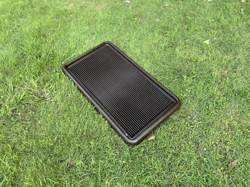 紫檀色电木茶盘咖色深棕色家用高山流水深水槽款办公简约茶台干泡