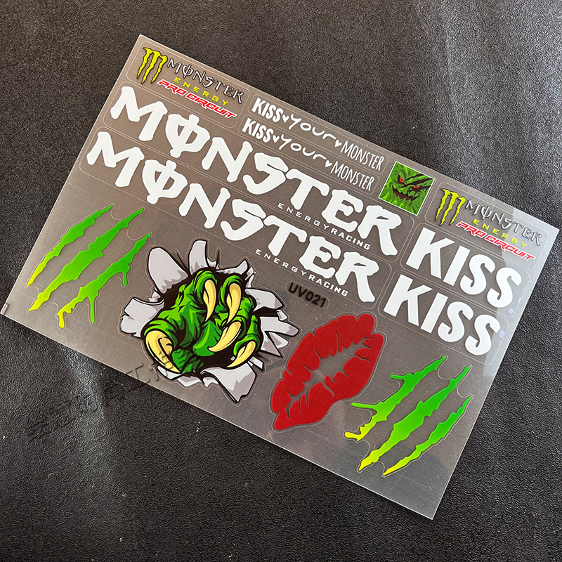 摩托车赞助商魔爪车贴