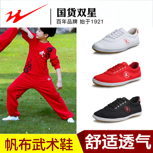 武术健身鞋双星轻便透气运动